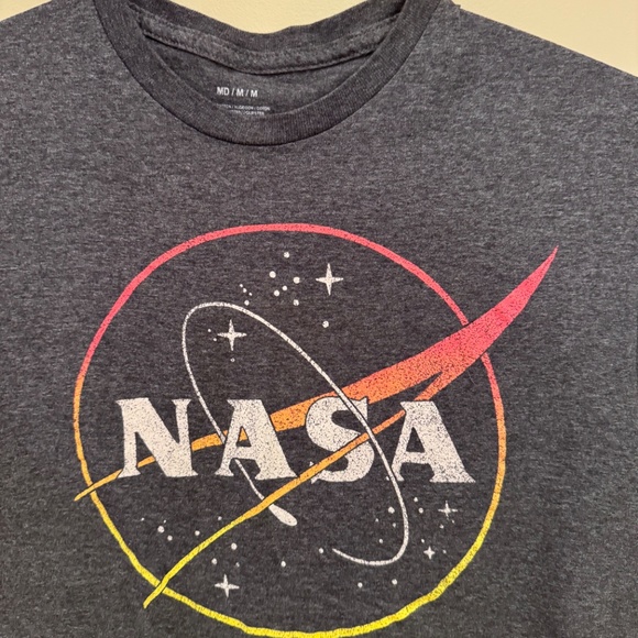 ❤️❤️ 3/$25 TWO NASA tees Both size medium. - Picture 3 of 10